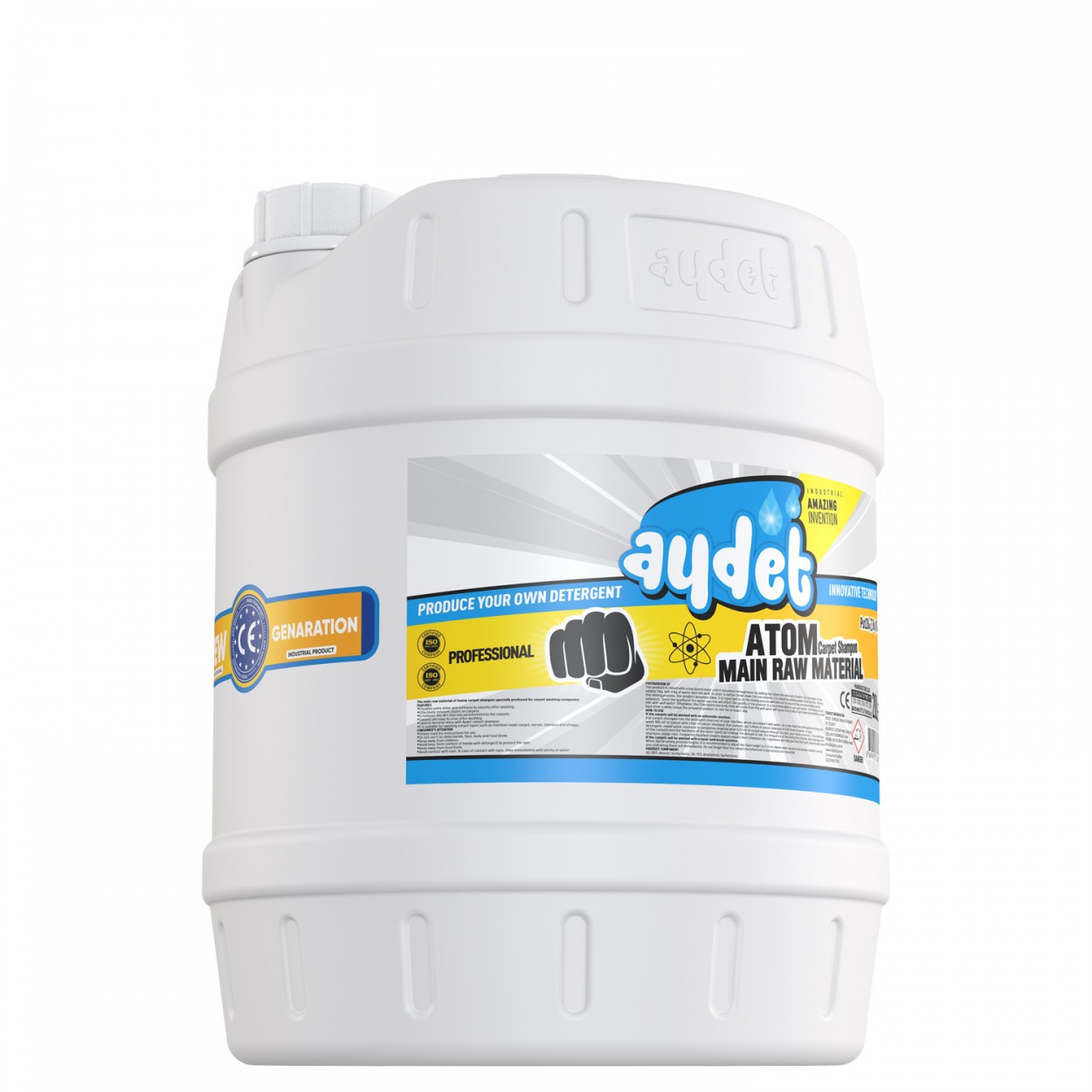 Aydet Pro Atom Carpet Shampoo Raw Material 20 Kg
