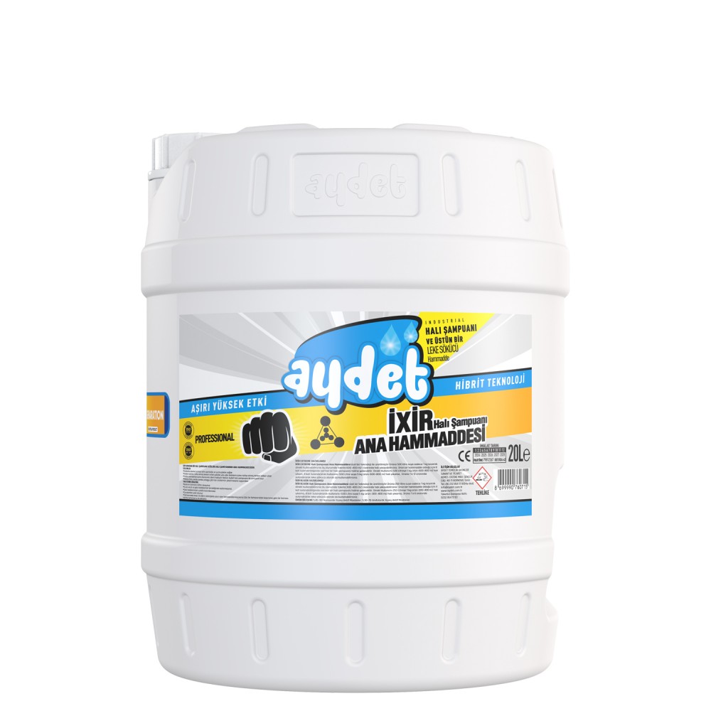 Aydet Pro İxir Extreme Halı Şampuanı Ana Hammadde 20 Kg 